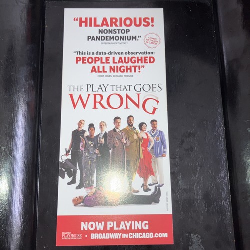 The play that goes - goes, wrong