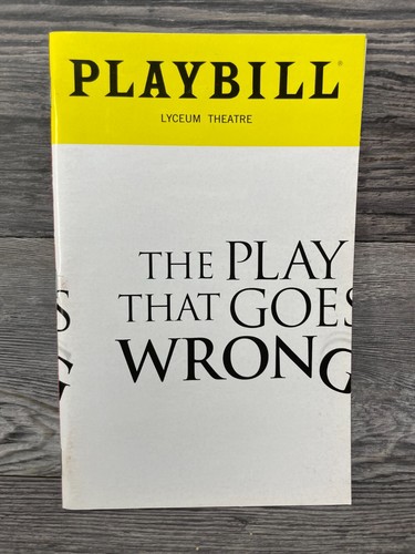 The play that goes wrong - play,